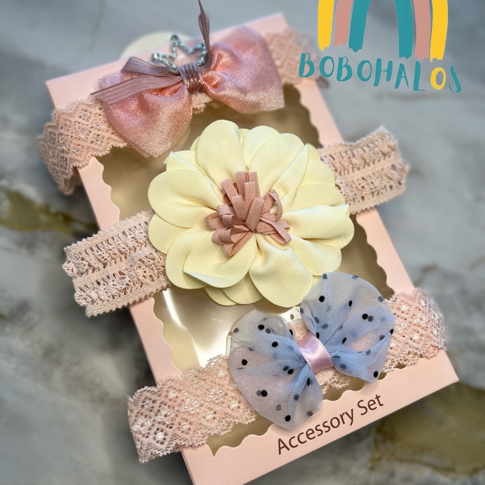Set of 3 Box Set Baby/toddler headband